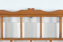 Load image into Gallery viewer, Vintage Wooden Wall Curio Shelf 45 x 34 Grid Display Rack
