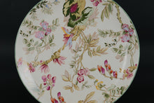 Load image into Gallery viewer, 16&quot; Round Floral Decorative Plate – Botanical Style
