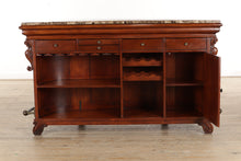 Load image into Gallery viewer, Large Bar Console with Marble Top
