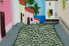 Load image into Gallery viewer, “Las Casitas” Venezuelan Handcrafted Wall Plaque – Colorful Margarita Island Village Scene
