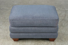 Load image into Gallery viewer, La-Z-Boy Courtney Blue Upholstered Ottoman 024461

