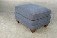 Load image into Gallery viewer, La-Z-Boy Courtney Blue Upholstered Ottoman 024461
