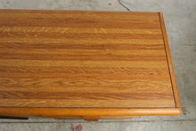 Load image into Gallery viewer, Lea Furniture Vintage Oak Nine Drawer Dresser with Sculptural Pulls
