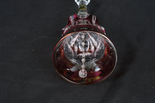 Load image into Gallery viewer, House of Global Art Ruby Red Crystal Bell West Germany Lead Crystal 9"
