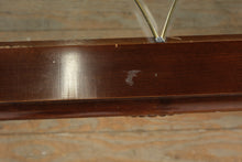 Load image into Gallery viewer, Leaded Glass Top Coffee Table with Carved Cabriole Legs
