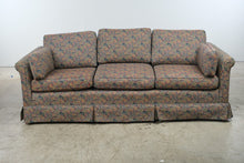 Load image into Gallery viewer, Vintage Floral Leaf Upholstered Couch 84 Inch Traditional Sofa
