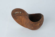 Load image into Gallery viewer, Hand Carved Wooden Scandinavian Kuksa Style Cup Folk Art Decor 5.5 Inch
