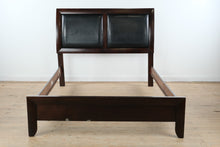 Load image into Gallery viewer, Modern Queen Size Espresso Bed
