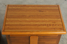 Load image into Gallery viewer, Lea Furniture Oak Two-Drawer Nightstands, Pair

