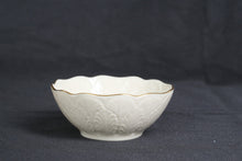 Load image into Gallery viewer, Lenox Greenfield Small Candy Nut Bowl Ivory Porcelain 24K Gold Trim 4.5 Inch
