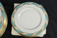 Load image into Gallery viewer, Vintage Lenox Belleville Sea Green 60 Piece China Dinnerware Set Service for 12 USA
