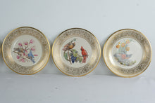 Load image into Gallery viewer, Lenox Boehm Birds Limited Edition Collector Plates Set Gold Rim Made in USA
