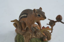 Load image into Gallery viewer, Lenox Autumn Adventure Eastern Chipmunk Figurine Handcrafted

