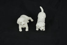 Load image into Gallery viewer, Lenox Porcelain Puppy Figurines Set of 2 White Bone China Dogs
