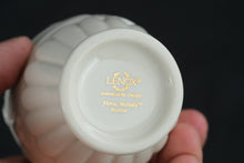 Load image into Gallery viewer, Lenox Floral Melody Bone China Vase American by Design Gold Trim Ivory 4 Inch
