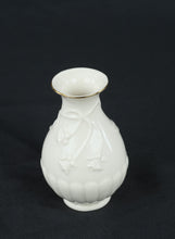 Load image into Gallery viewer, Lenox Floral Melody Bone China Bud Vase American by Design Gold Trim Ivory
