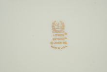 Load image into Gallery viewer, Lenox Maywood Dinner Plates Set of 8 Ivory Platinum Trim 11 Inch USA
