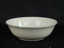 Load image into Gallery viewer, Lenox Montclair Porcelain Serving Bowl with Platinum Rim, Made in USA
