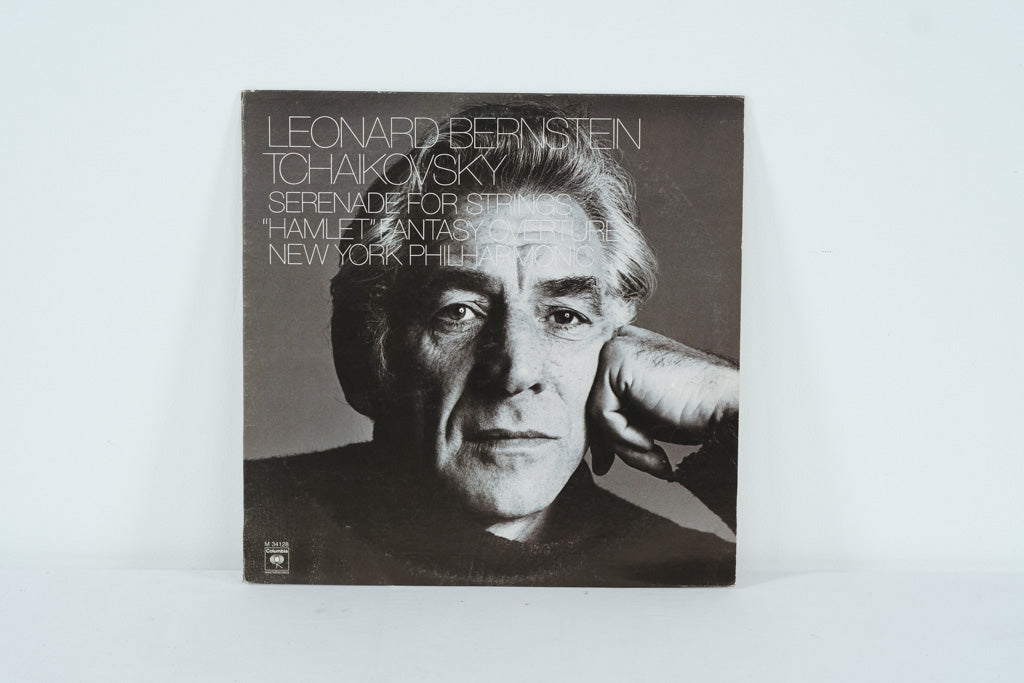 Leonard Bernstein / New York Philharmonic – Tchaikovsky Serenade for Strings & Hamlet Fantasy Overture – Vintage Vinyl LP (Columbia M 34129, Stereo)