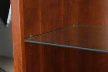 Load image into Gallery viewer, Lexington Solid Wood Library Bookcase Cabinet with Glass Shelves and Lighting
