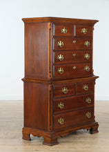 Load image into Gallery viewer, Lexington Cherry Chippendale Chest-on-Chest – 490-308
