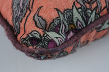 Load image into Gallery viewer, Liberty for Anthropologie Floral Throw Pillow Coral Pink Purple 19 Inch Boho

