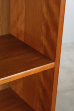 Load image into Gallery viewer, Contemporary Cherry Bookcase Cabinet with Storage Doors and Adjustable Shelves
