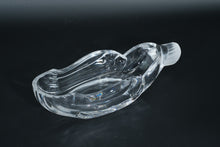 Load image into Gallery viewer, Crystal Duck Candy Dish with Frosted Lid – Crystal Clear Industries W. Germany
