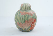 Load image into Gallery viewer, Vintage Macau Hand Painted Porcelain Ginger Jar Pink Lotus Floral 9 Inch
