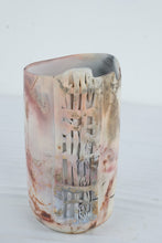Load image into Gallery viewer, Contemporary Studio Pottery Lidded Vessel Handbuilt Ceramic Sculpture Raku Fired
