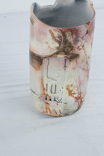 Load image into Gallery viewer, Contemporary Studio Pottery Lidded Vessel Handbuilt Ceramic Sculpture Raku Fired
