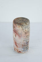 Load image into Gallery viewer, Contemporary Studio Pottery Lidded Vessel Handbuilt Ceramic Sculpture Raku Fired

