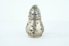 Load image into Gallery viewer, Wooden Lidded Container with Embossed Silver Overlay
