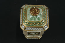 Load image into Gallery viewer, Fitz &amp; Floyd Classics Georgian Collection Lidded Sugar Jar – Handcrafted Ceramic with Dove Motif, 7” Tall
