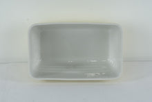 Load image into Gallery viewer, Hall China Covered Refrigerator Dish – Yellow Art Deco Utility Dish – Made for Westinghouse
