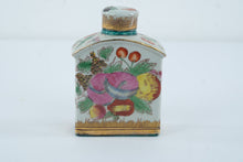 Load image into Gallery viewer, Chinese Famille Rose Porcelain Tea Caddy with Hand-Painted Fruit
