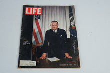 Load image into Gallery viewer, LIFE Magazine December 13 1963 President Lyndon B Johnson White House Cover
