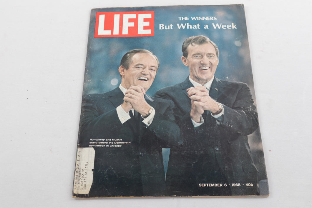 Life Magazine - Humphrey and Muskie - Sept 1968