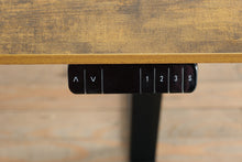 Load image into Gallery viewer, L Shaped Electric Standing Desk with Wood Top and Adjustable Height Base
