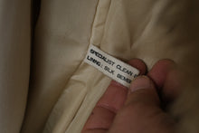 Load image into Gallery viewer, Vintage Genuine Fur Coat Womens Tan Cream Full Collar 32 Inch Length

