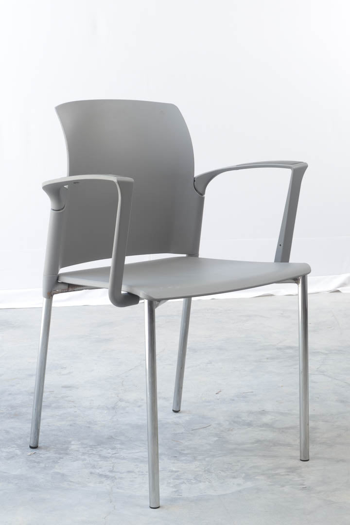 Light Grey Poly Arm Chair