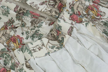 Load image into Gallery viewer, Multicolor Pastoral Toile Custom Lined Drapery Panels 4 Panel Set 88 Inch
