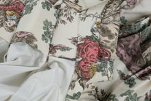 Load image into Gallery viewer, Multicolor Pastoral Toile Custom Lined Drapery Panels 4 Panel Set 88 Inch

