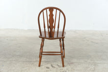Load image into Gallery viewer, Traditional Windsor Bow Back Wood Dining Chair with Turned Spindles
