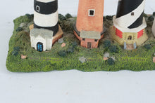 Load image into Gallery viewer, North Carolina Outer Banks Lighthouse Figurine Set Bodie Currituck Hatteras Ocracoke Lookout
