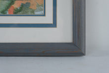 Load image into Gallery viewer, Linn Done Tropical Fish Watercolor Collage Framed Art Series 1 of 4
