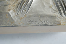 Load image into Gallery viewer, Ottaviani Italian Silver Plate Lion Mantel Clock Neiman Marcus Exclusive
