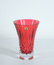 Load image into Gallery viewer, Waterford Crystal Lismore Crimson 8&quot; Flared Vase – Original Box Included
