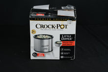 Load image into Gallery viewer, Crock-Pot Little Dipper Warmer – 16 oz Stainless Steel Mini Slow Cooker (Model 32041-C), New in Box
