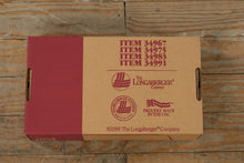 Load image into Gallery viewer, Longaberger Woven Traditions Classic Blue Loaf Pan – 1998 Stoneware – Original Box
